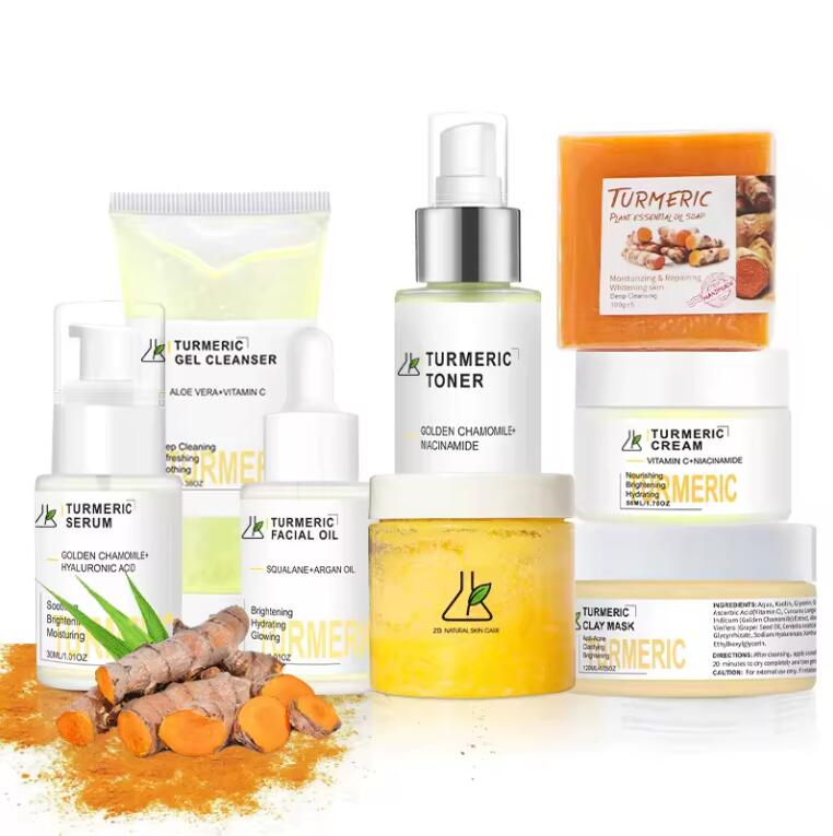 Spot Remover Anti Aging Repairing Turmeric Skin Care Sets