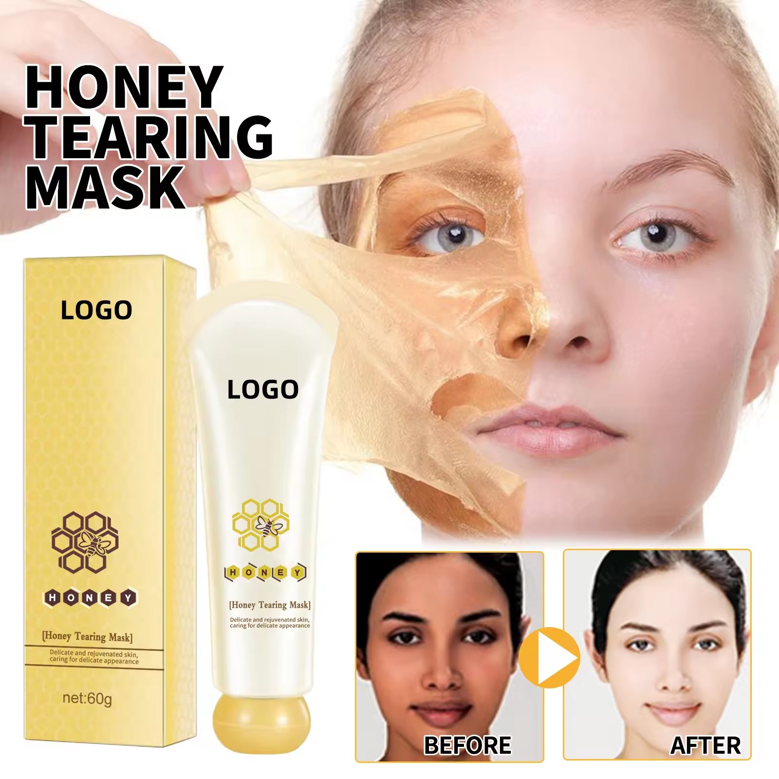 Custom Honey Peel Off Face Mask