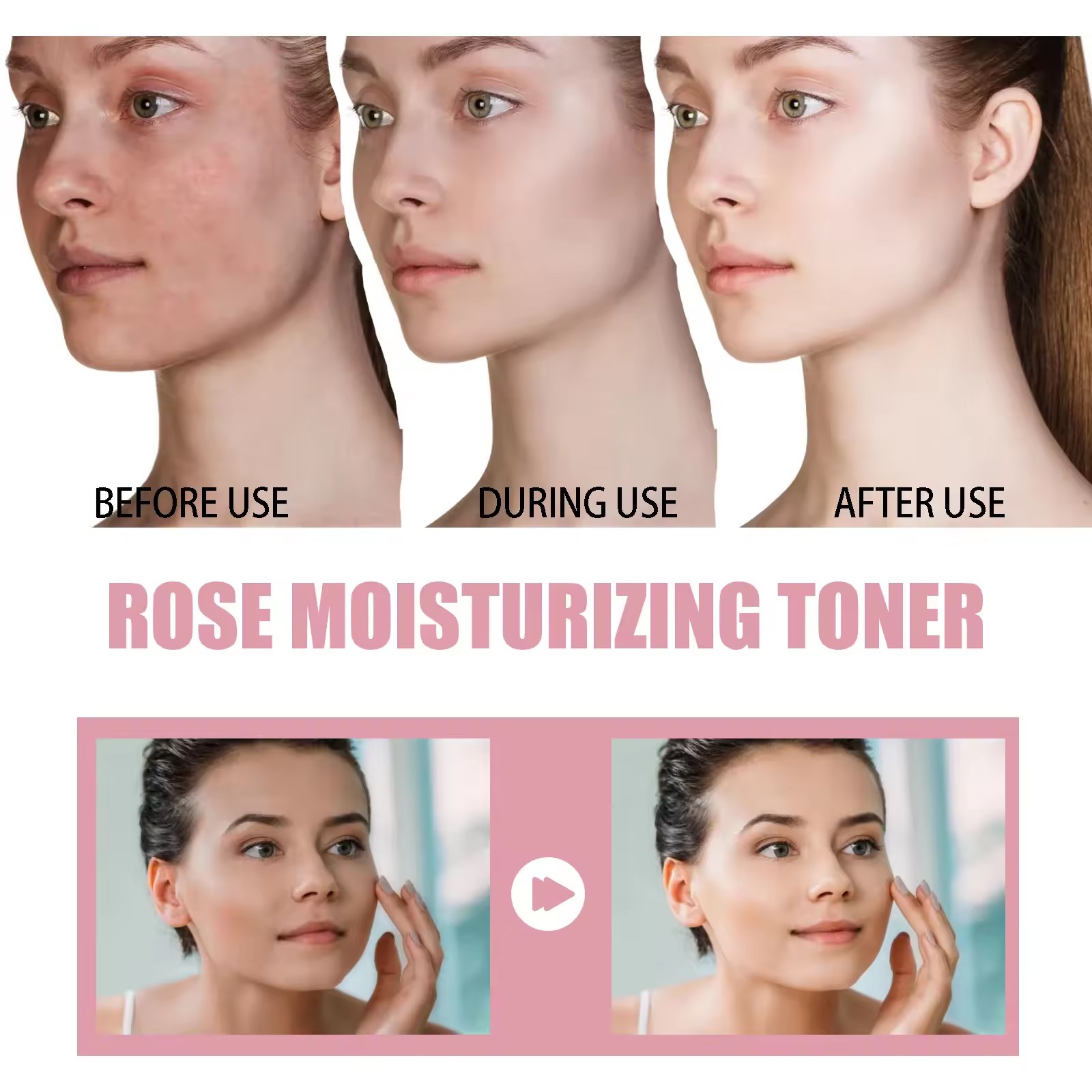 Rose Dark Spots Toner Moist Brightening Skin Toner